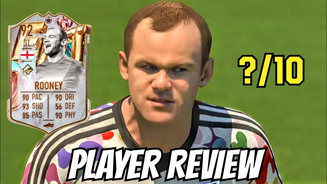 WAYNE ROONEY (92) FUT BIRTHDAY ICON ! PLAYER REVIEW | FIFA 23 ULTIMATE TEAM