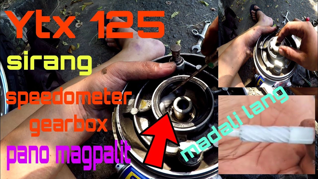 HOW TO REPLACE SPEEDOMETER GEARBOX / YAMAHA YTX 125