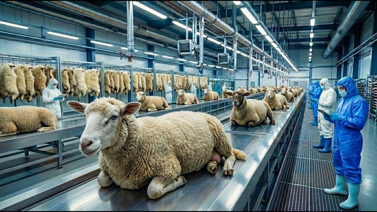 Sheep Wool Processing Factory | From Sheep Wool to Luxury Premium Products | Full Process