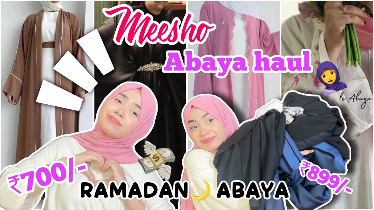 Meesho huge abaya haul ‼️😍 Ramadan special Abaya haul🛍️💕| affordable pinteresty Partywear abaya🎀🥹