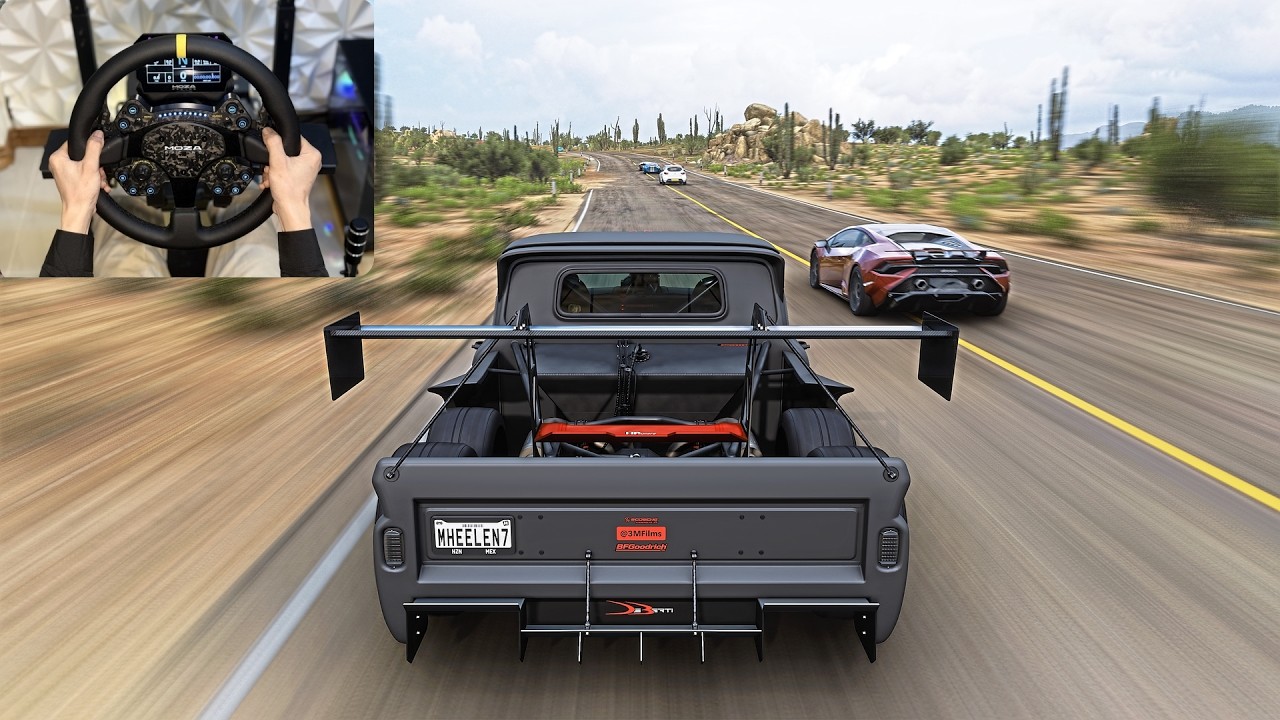 1470HP Deberti Chevrolet C10 Slayer Racing Forza horizon 5  |Steering Wheel Gameplay