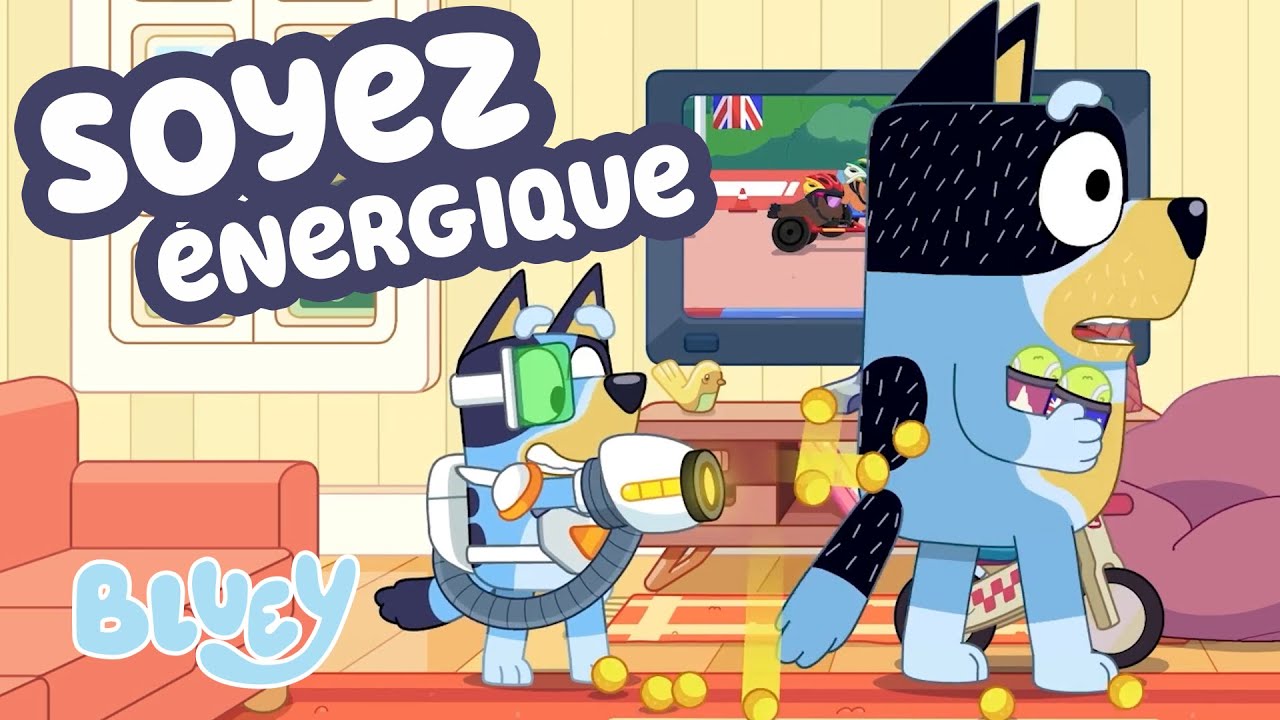 Des Moments Pleins D'énergie Avec Les Heelers | Scènes Hilarantes | Bluey Français Chaîne Officielle
