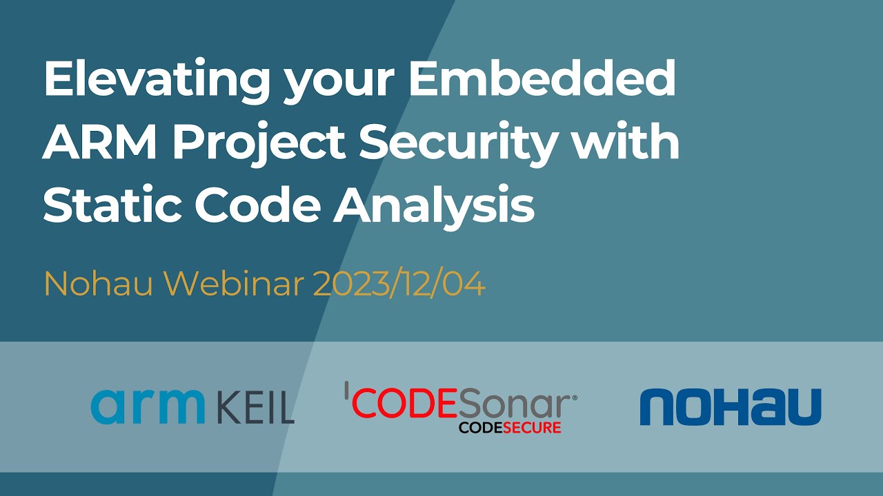 [Webinar] Elevating your Embedded ARM Project Security with Static Code Analysis