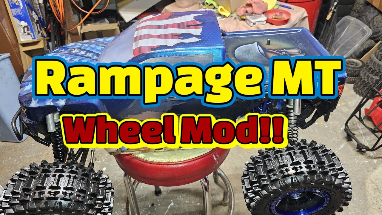 Redcat Rampage MT — как установить любые 24-миллиметровые шестигранные колеса!