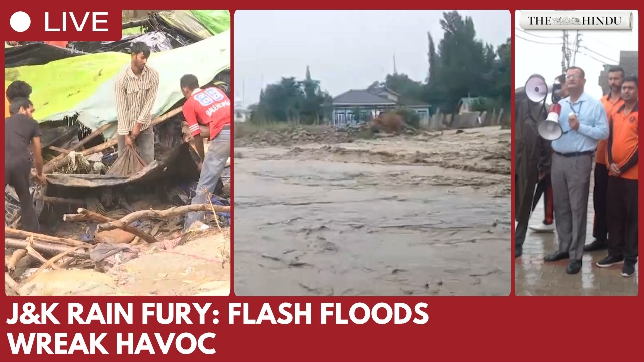 Continuous rain in Jammu and Kashmir causes flooding and infrastructure damage