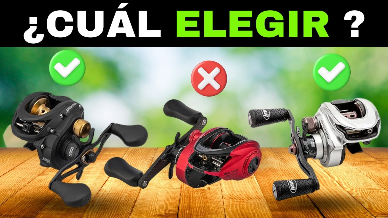 ✅ 10 Mejores Carretes de Baitcasting [2026] 🎣 Trucha, Black Bass, Siluro | Principiantes y Expertos