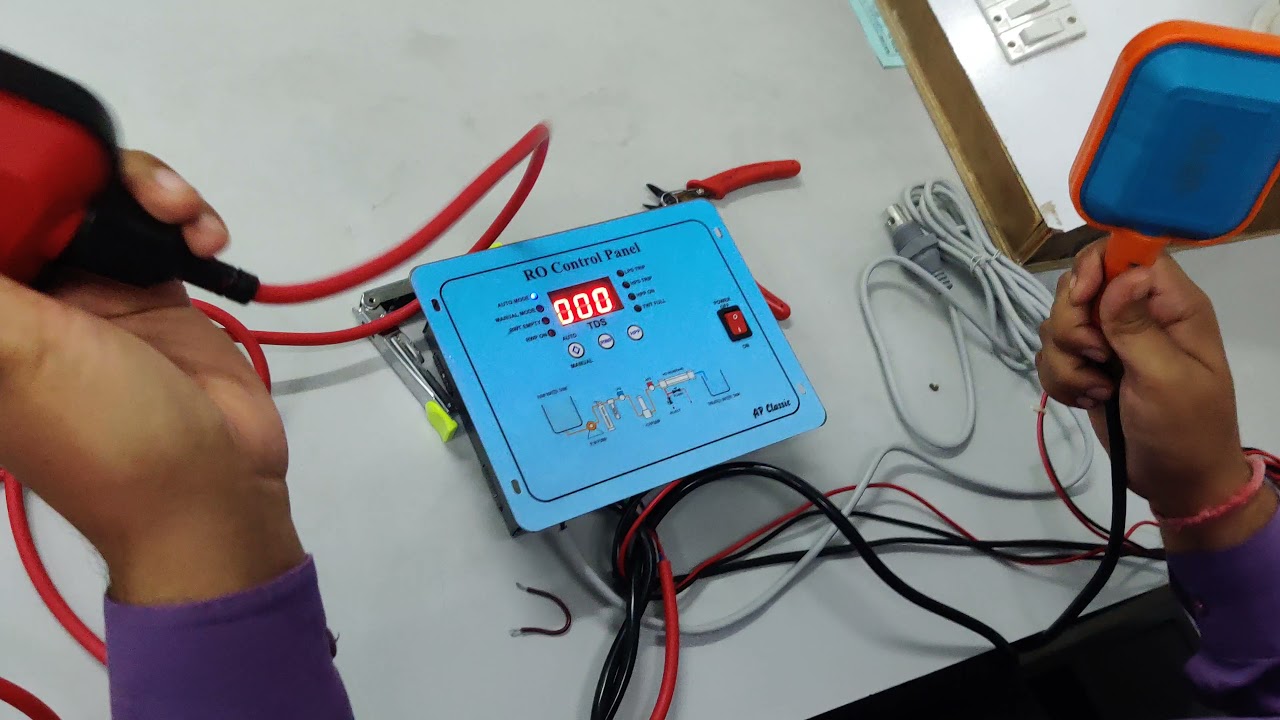 RO Control panel Model: AP Clasic connections video for floaty.
