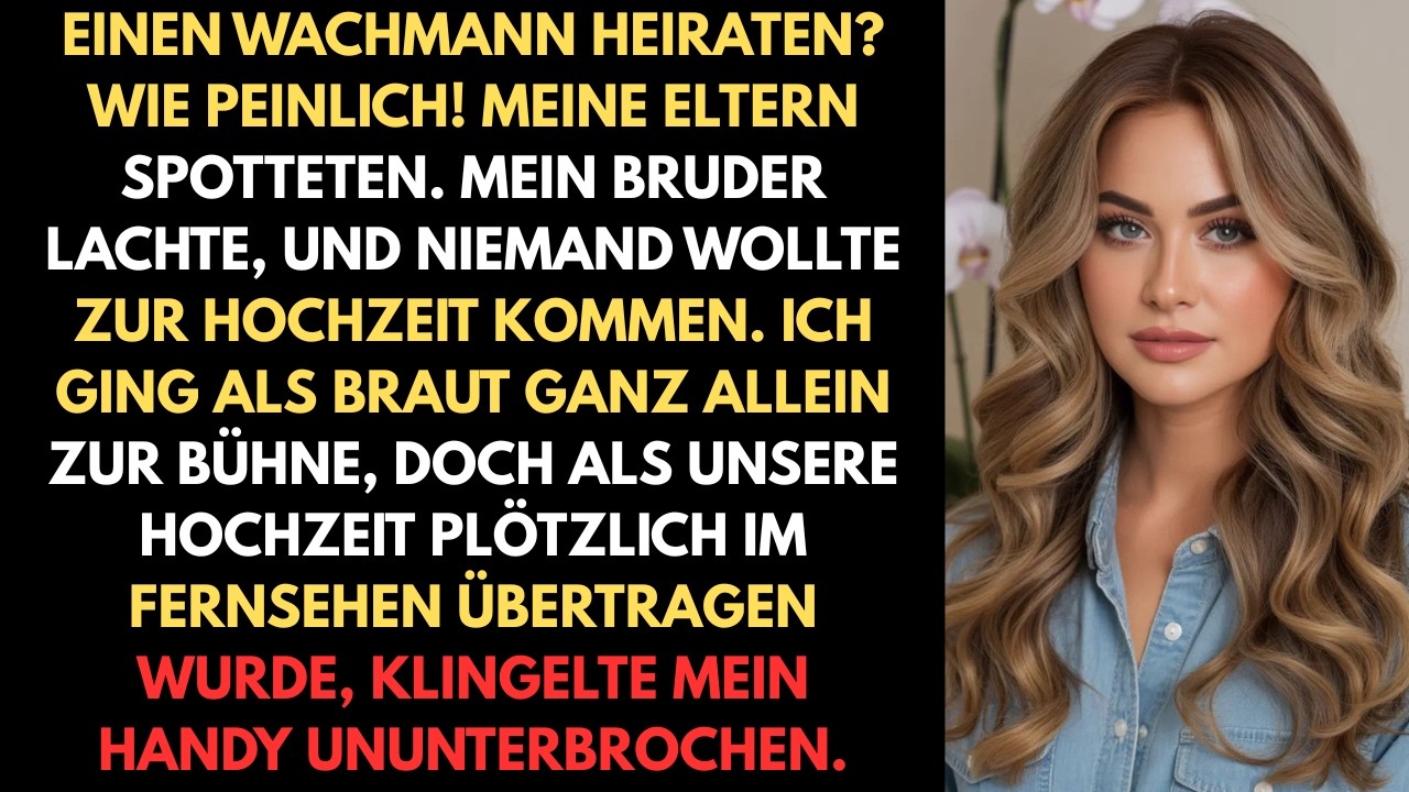 MEINE ELTERN HABEN MICH VERACHTET, WEIL ICH EINEN SICHERHEITSWÄLTER GEHEIRATET HABE – BIS UNSERE