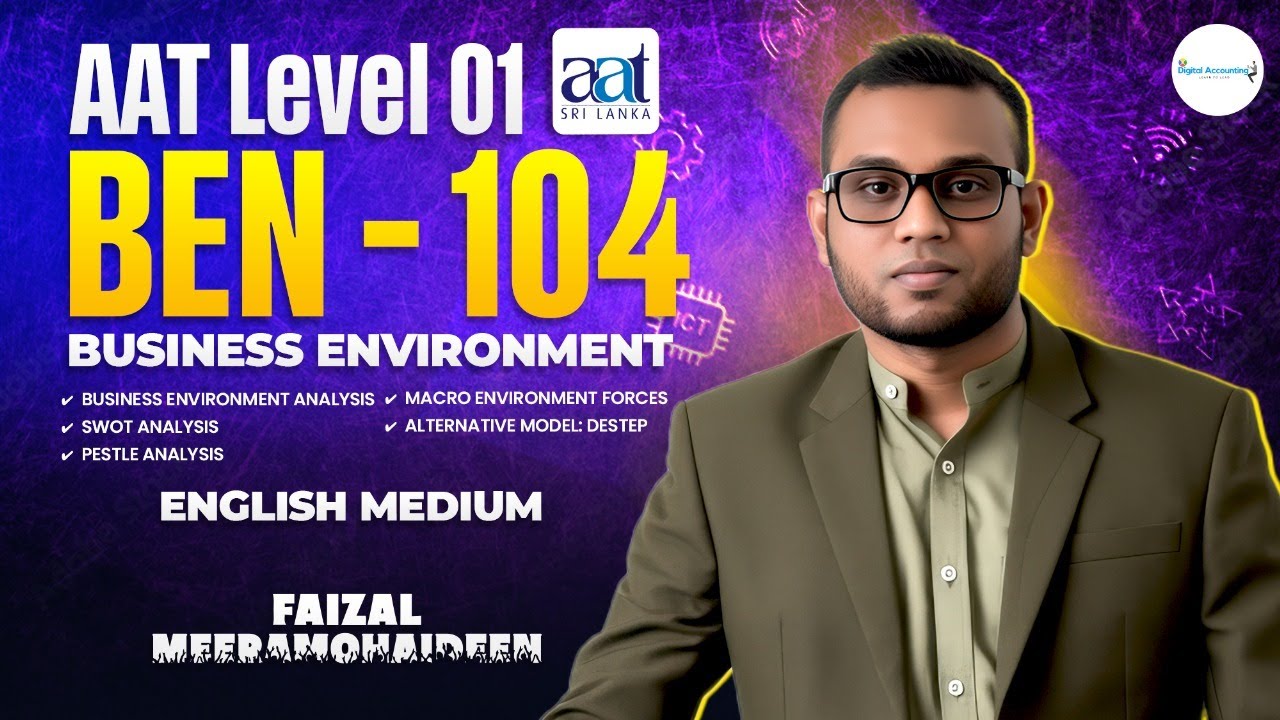 AAT -  BEN 104 - Chapter 02: Business Environment & Its Impact on Organizations | Complete Lecture