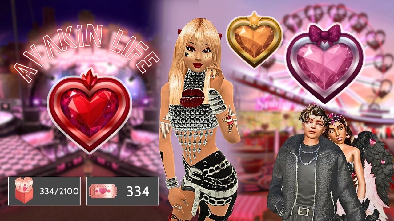 Avakin life | ❤️ Valentine's Day 🫶❤️ | 👉 New Badges 🎁 FREE | ✅ 100% TUTO COMPLET 🤩 | Full guide 🚨