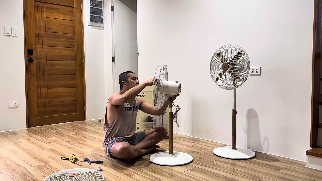 Asahi Wooden Stand Fan