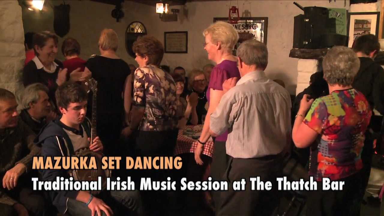 Mazurka Set Dance at the Thatch in Ballyshannon: Traditional Irish Music from LiveTrad.com