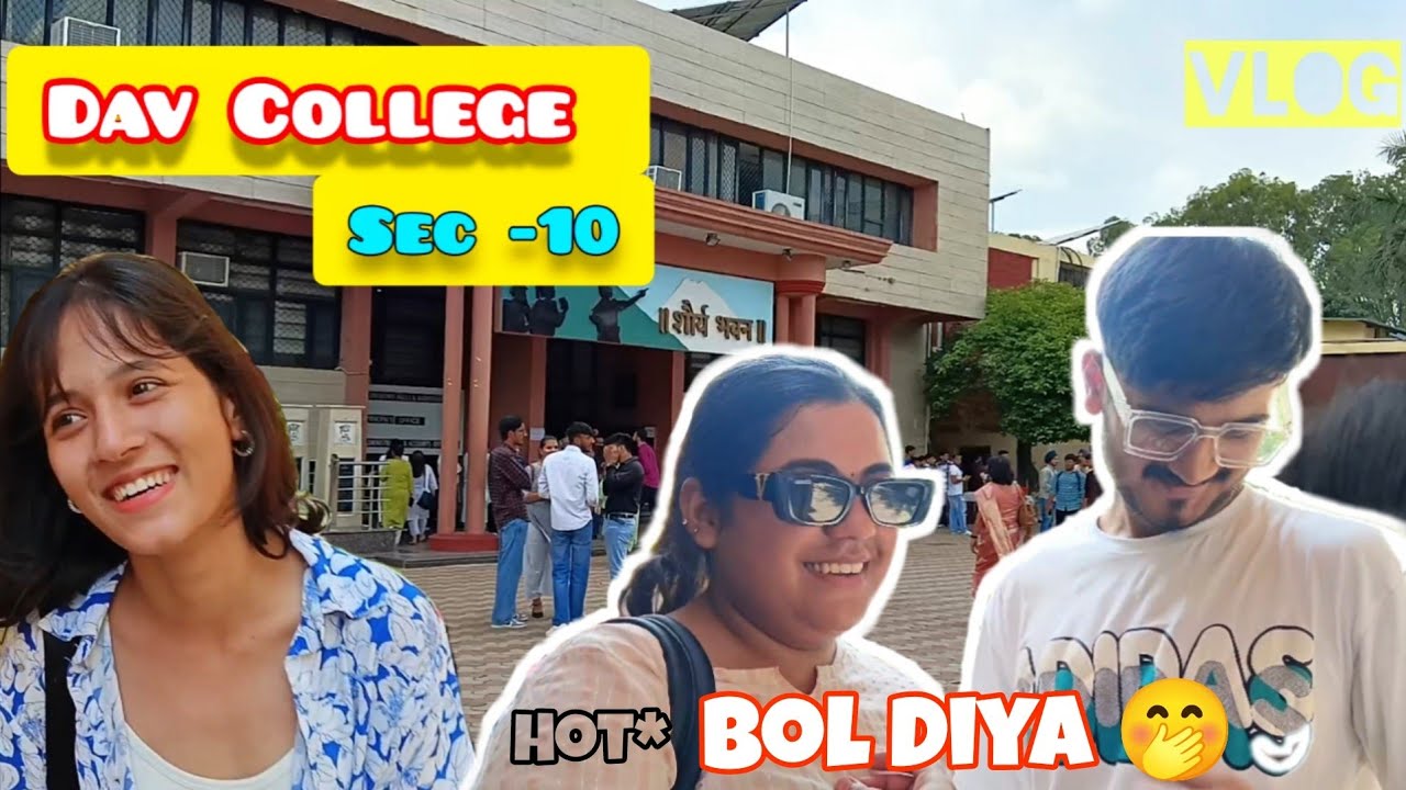 DAV COLLEGE VLOG || First Day Of COLLEGE || PRANK with my Friends 😂