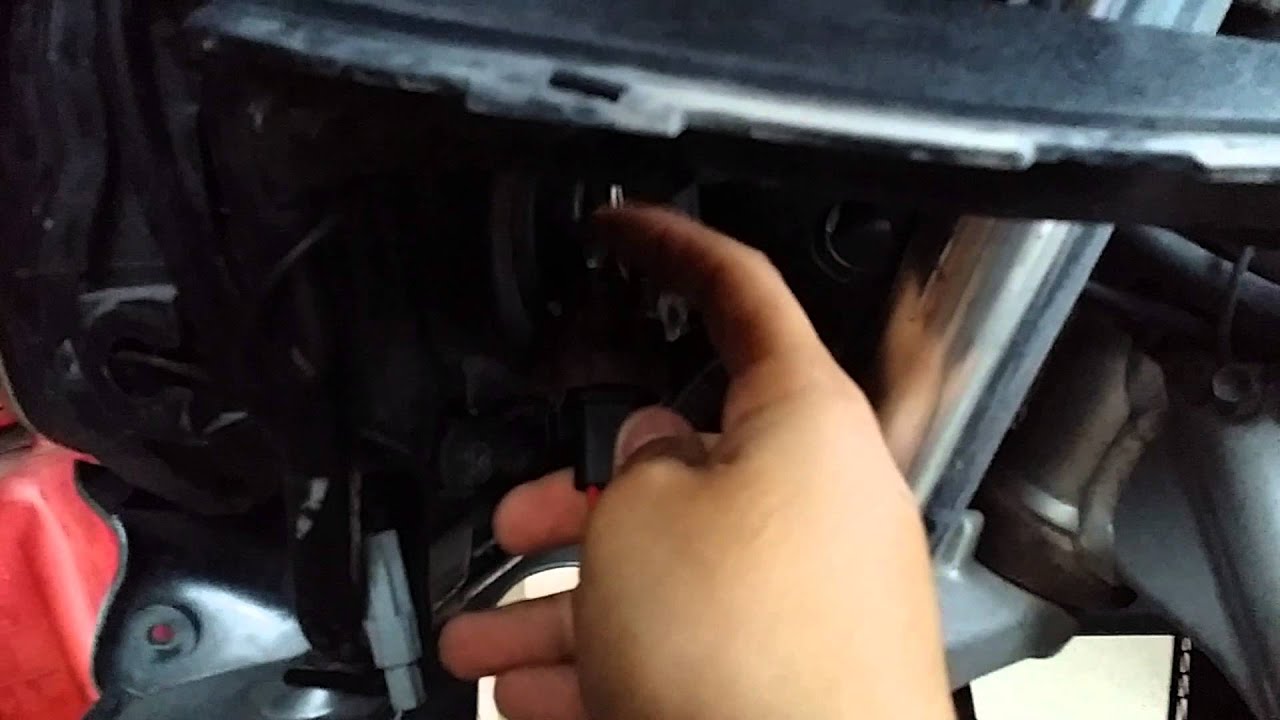 8000k HID 55watt xentec install on motorcycle
