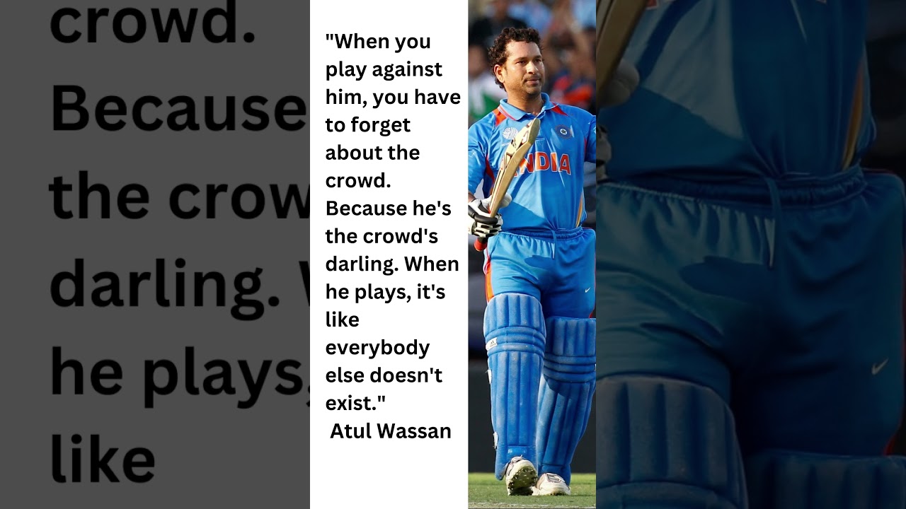 5 great quotes about Sachin Tendulkar#worldcup2023 #cricket #india #shorts