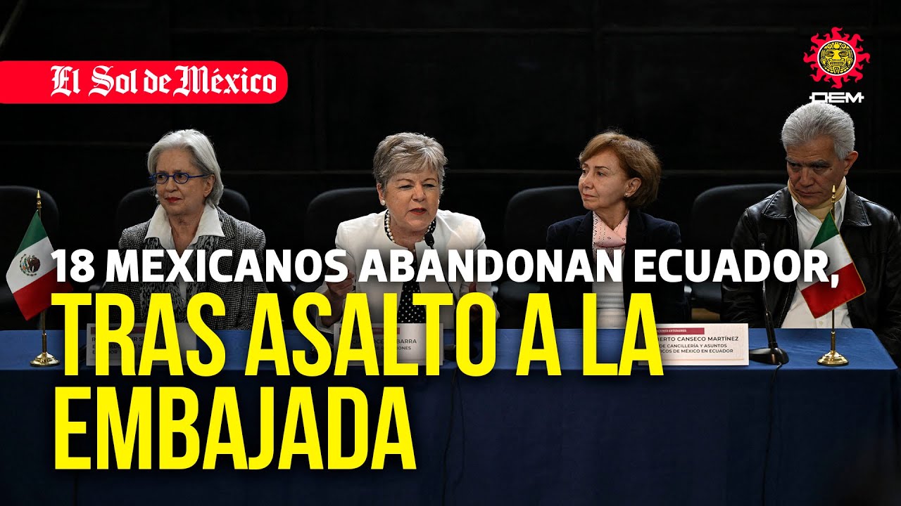 18 mexicanos abandonan Ecuador