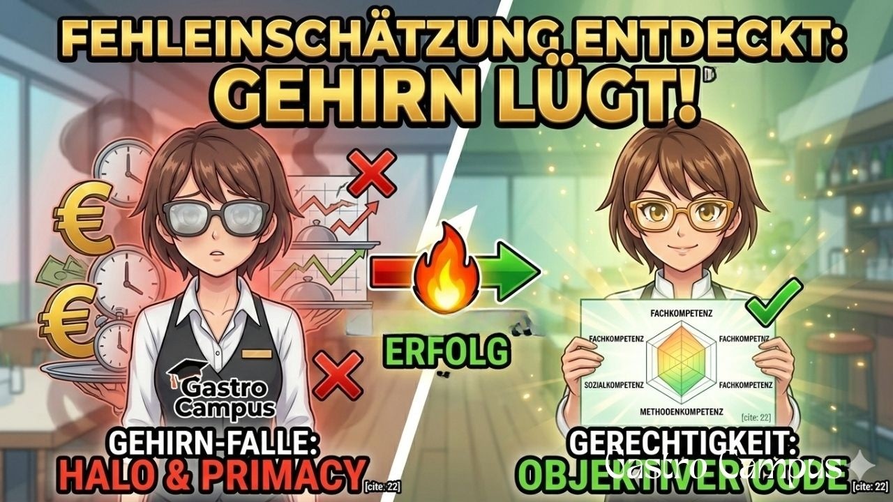 Beurteilungsfehler: Nimm die rosarote Brille ab für faire Führung! Personalmanagement