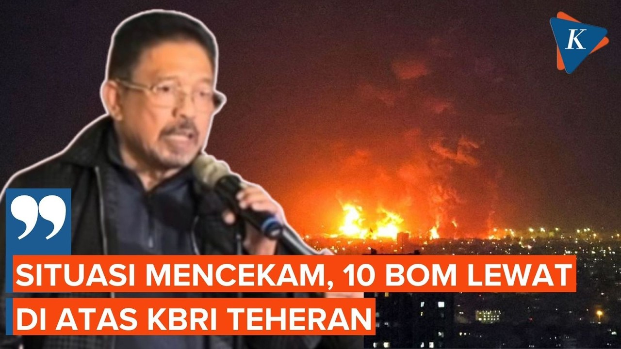 Kesaksian WNI di Iran: 10 Bom Lewat KBRI Teheran, Kaca Bergetar, Situasi Mencekam
