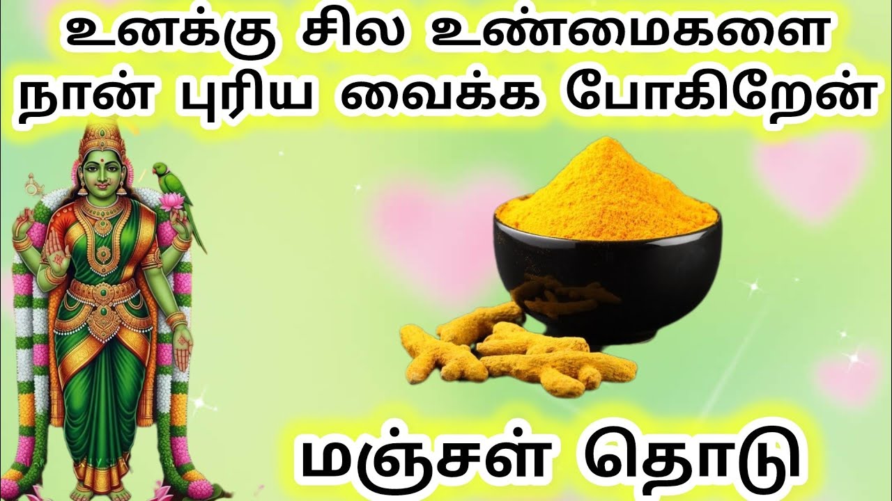 உனக்கு சில உண்மைகளை நான் புரிய வைக்க போகிறேன் மஞ்சள் தொடு #meenakshi #அம்மன் 