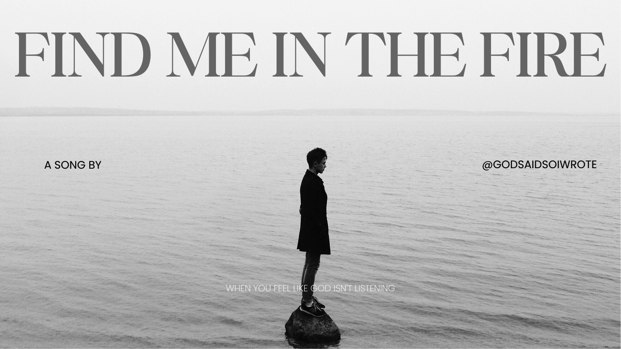 When You Feel Like God Isn't Listening | Find Me In The Fire (Christian Rap/Pop)