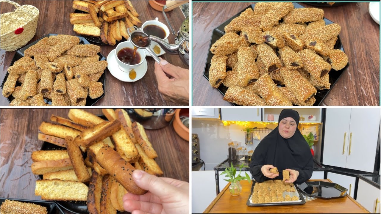 ‏ يبحث عنها الجميع كعك ثلاث أنواع بدون دهن ولا زبدة ولا حليب سائل أسهل ما يقوم ينفع لل توزيعات