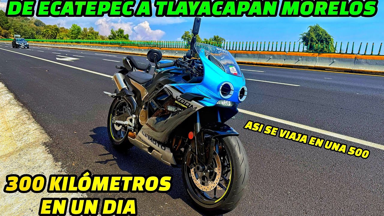 VIAJANDO EN LA NUEVA CFMOTO 500SR VOOM🔥CONSUMOS, COSTOS, ASÍ SE COMPORTA EN CARRETERA🛣️JALA BIEN😶‍🌫️