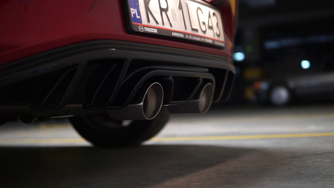 Mazda MX-5 Ulter sport exhaust center exit