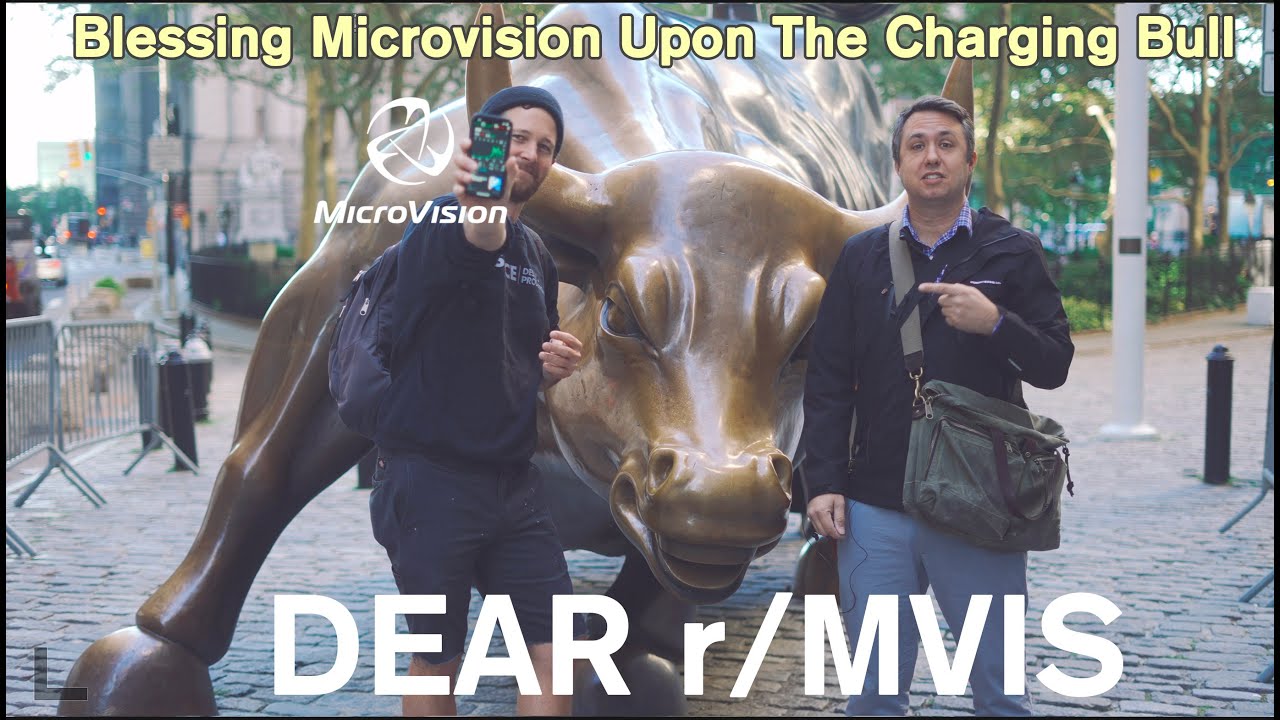Microvision Stock Ticker MVIS, Blessed the Charging Bull of Wall Street
