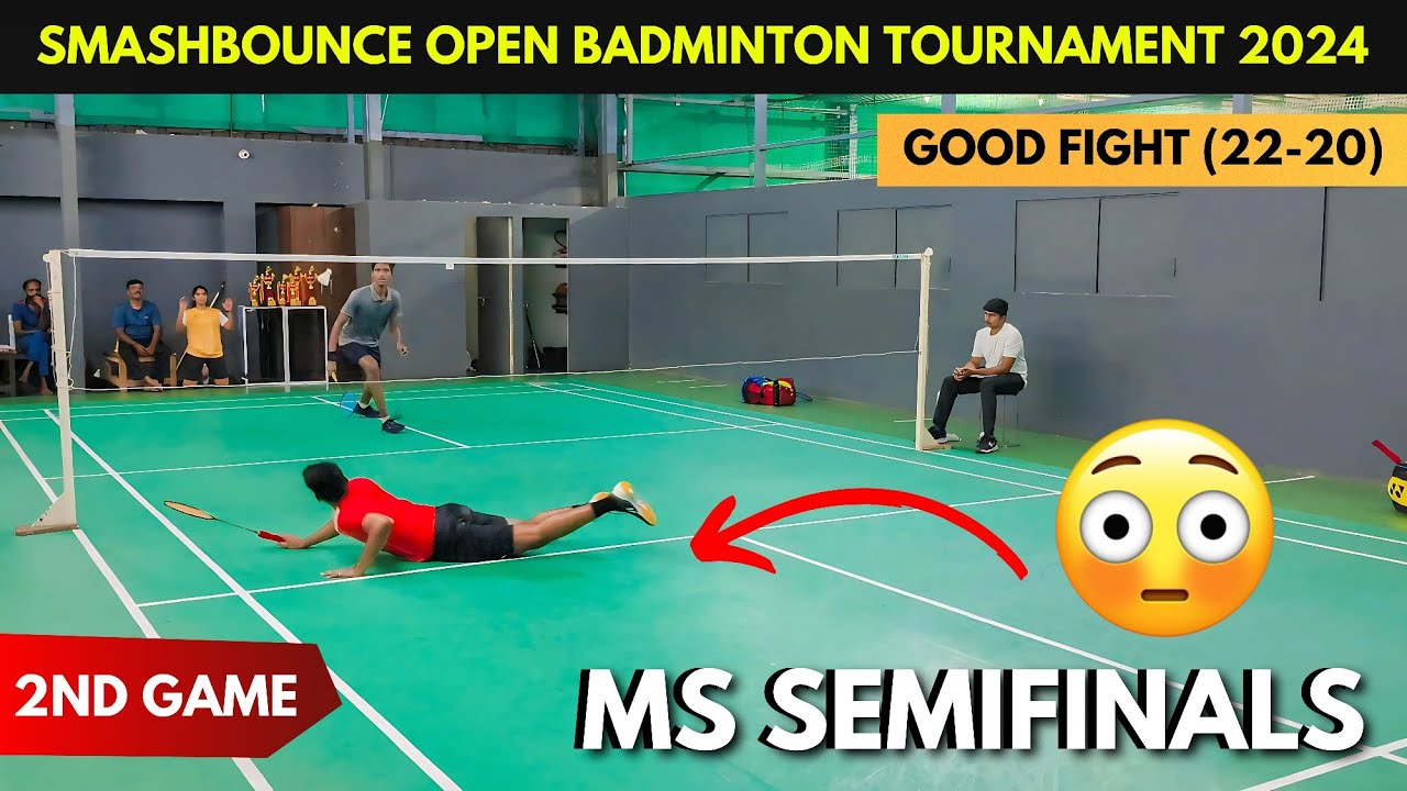 MEN'S SINGLES SEMIFINALS - 2nd GAME | SMASHBOUNCE OPEN BADMINTON TOURNAMENT 2024