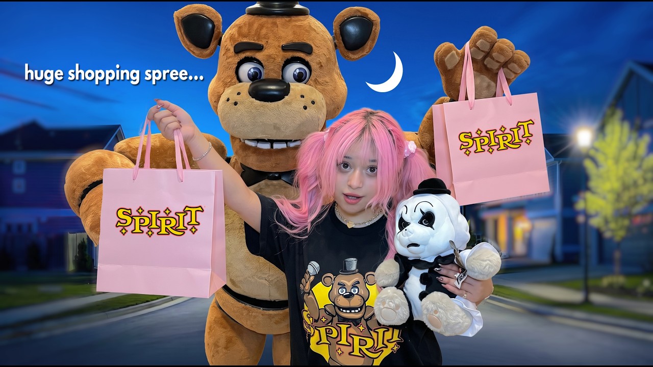 i got a real freddy fazbear animatronic from spirit halloween...