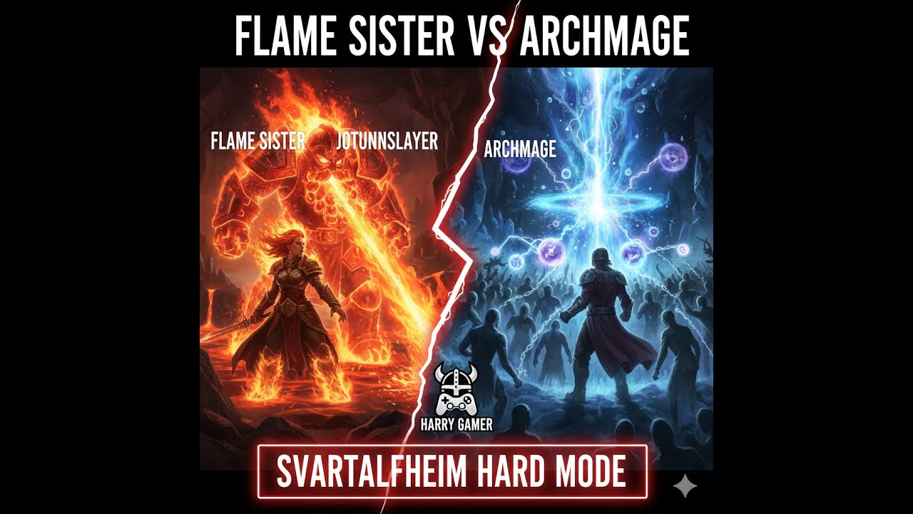 Elite Killer vs. Mob Clearer - Jotunnslayer Svartalfheim Hard Mode Build