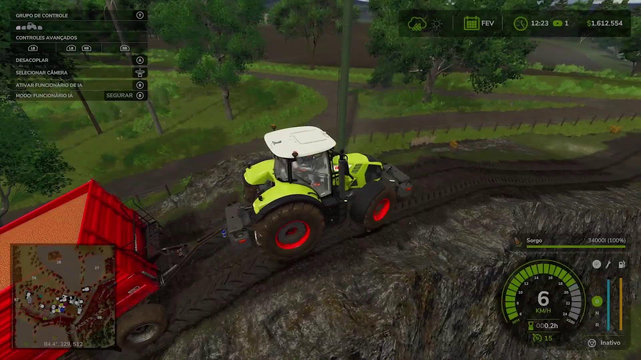 Farming simulator 25 desafio de tratores