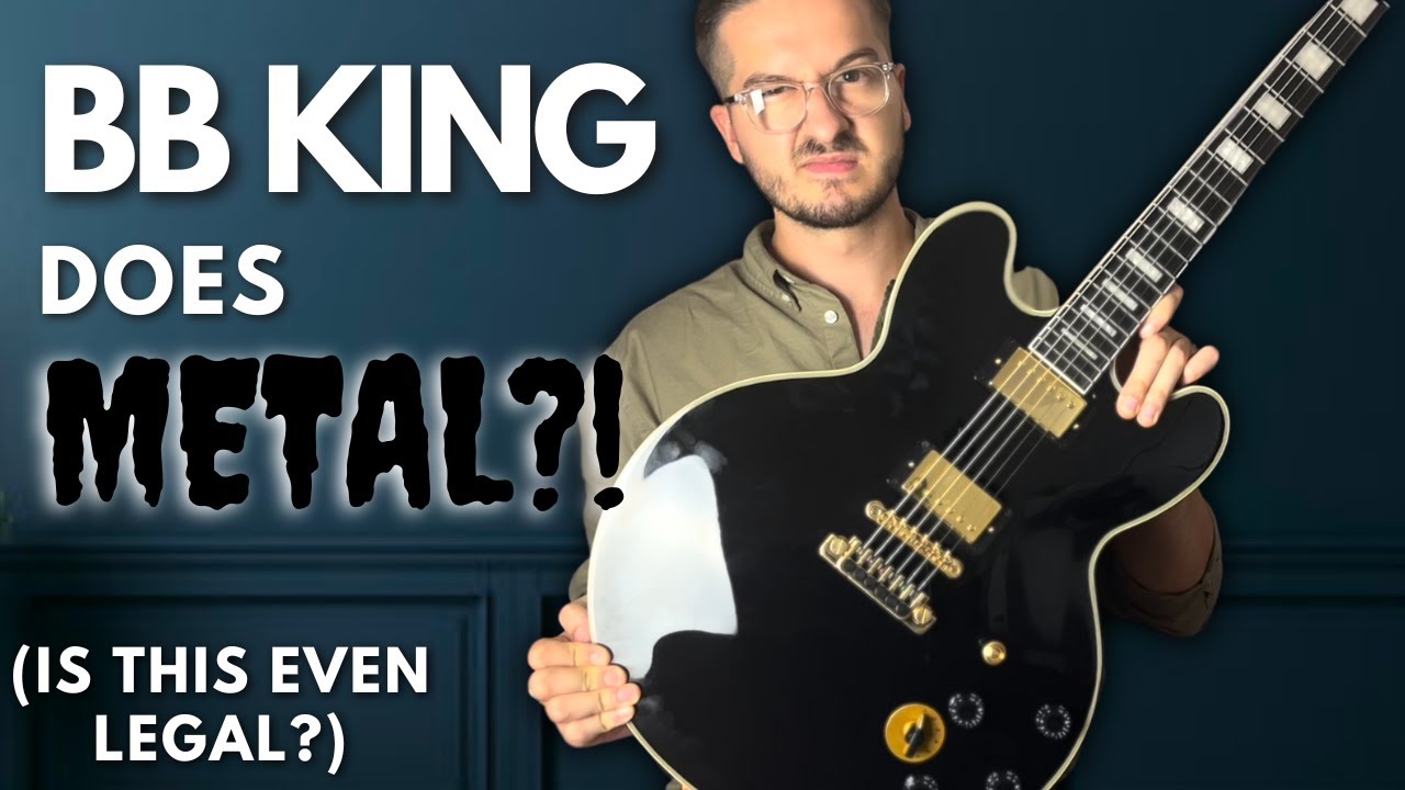 BB KING GUITAR GOES METAL (And plays some blues too..) | Epiphone Lucille Guitar Review