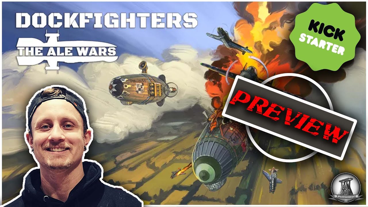Kickstarter PREVIEW | Dockfighters, the Ale Wars - 3Dartlab inkl. Entwicklertalk