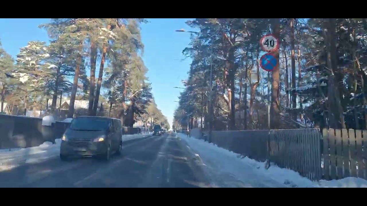 Discover the Stunning Beauty of a Scenic Winter Drive Through Tallinn 🇪🇪