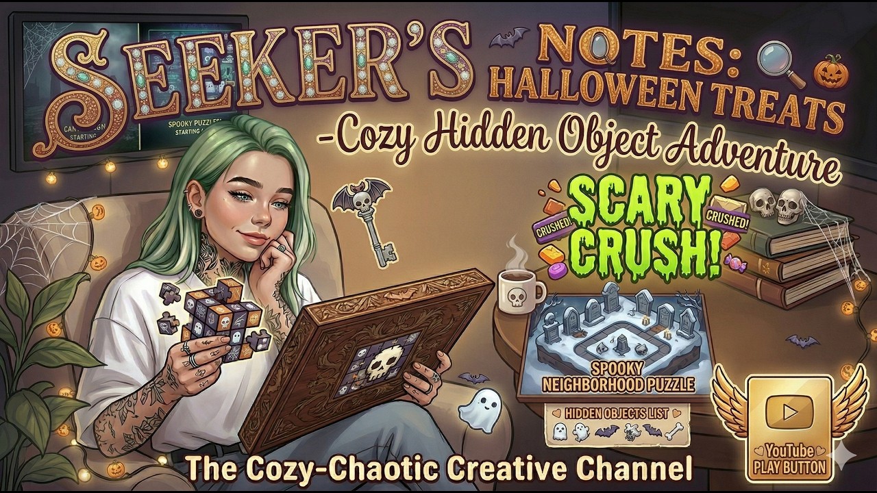 🎃Seeker’s Notes: Halloween Treats — Cozy Hidden Object Adventure