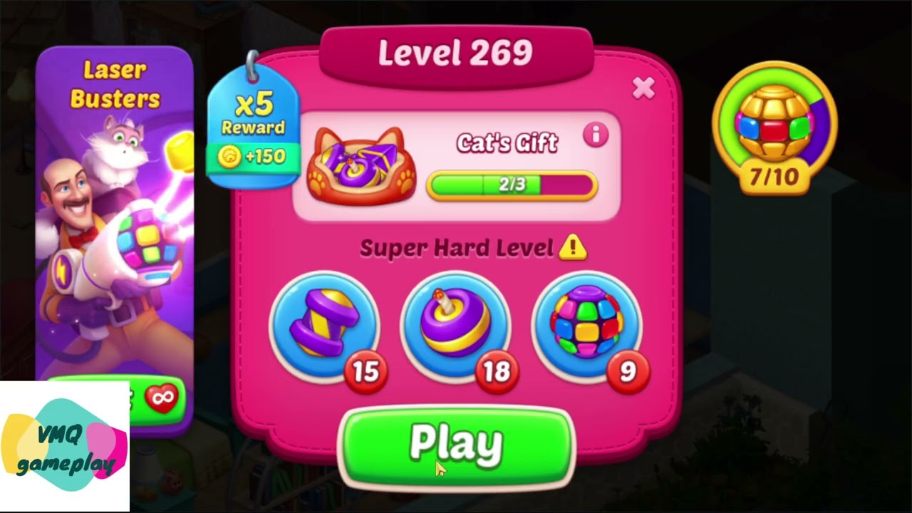 Homescapes level 267 to 270 | VMQ gameplay
