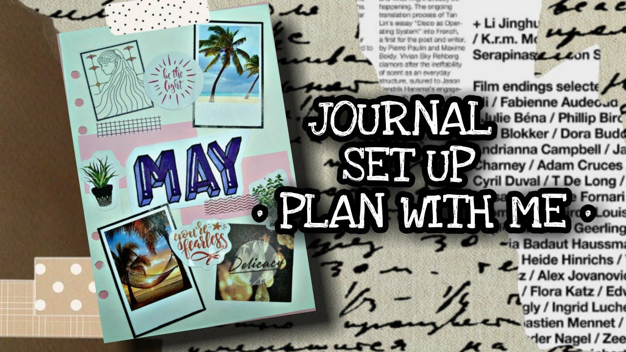 MAY JOURNAL SET UP || PLAN WITH ME || Pauline's Diary