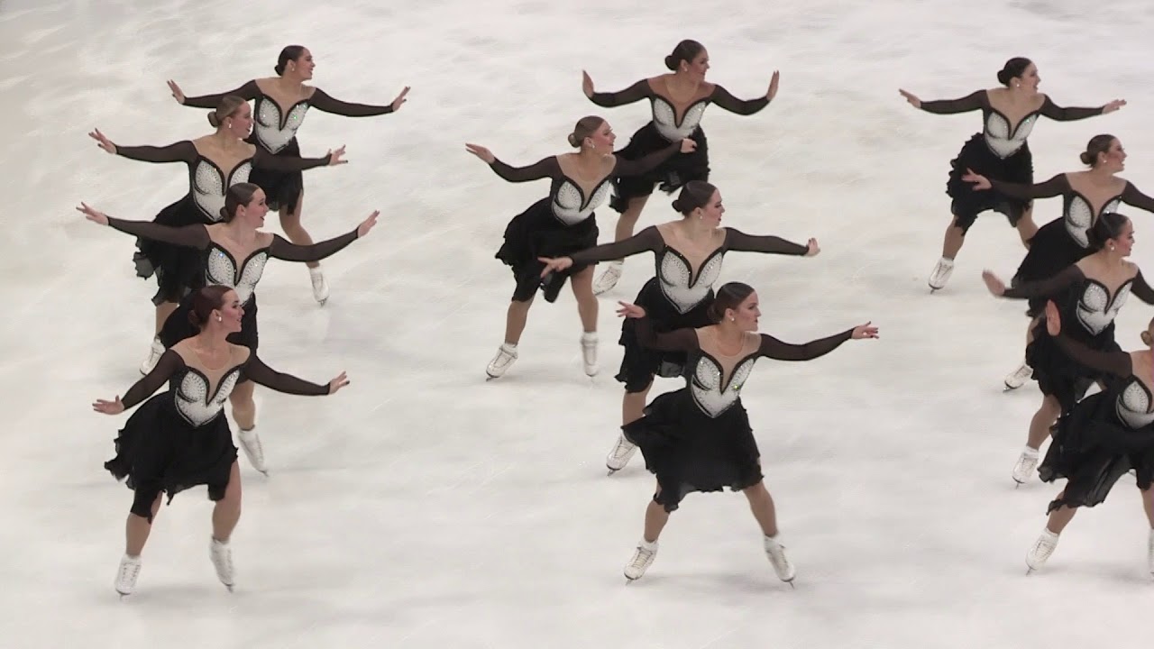 Miami University Senior Synchronized Skating Team Short Program Nationals 2018