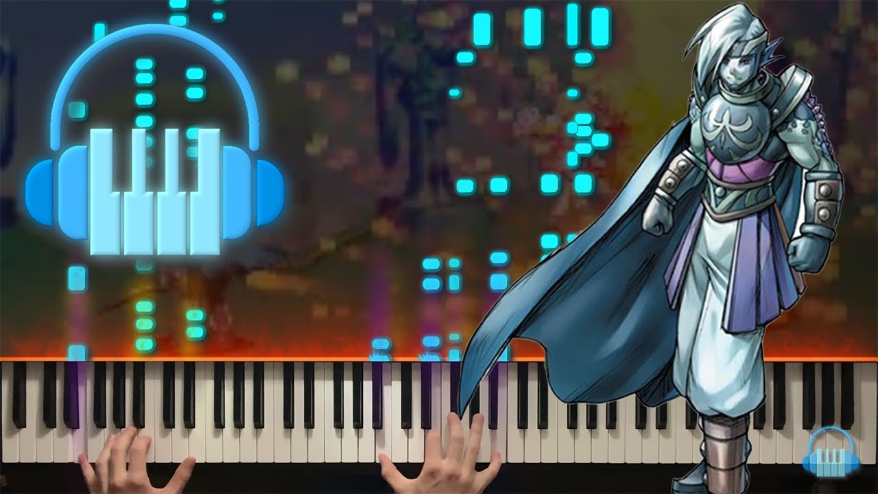 Vs Saturos, Golden Sun - Piano Visualized