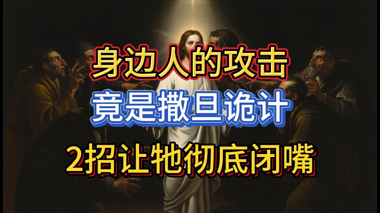上帝揭示：身边人对你的攻击，竟是撒旦的诡计？用这2招让它彻底闭嘴。