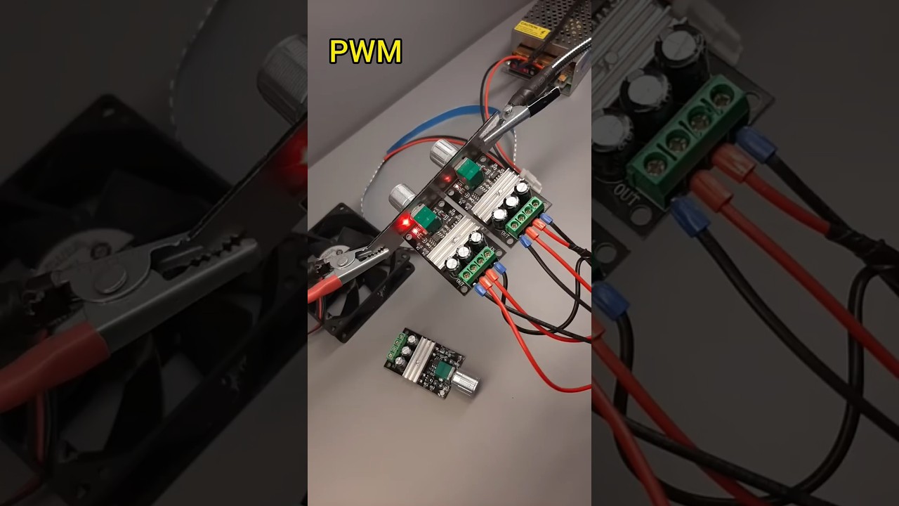 PWM Module Tutorial: Control Fan Speed & LED Brightness Easily!#electrical #diy