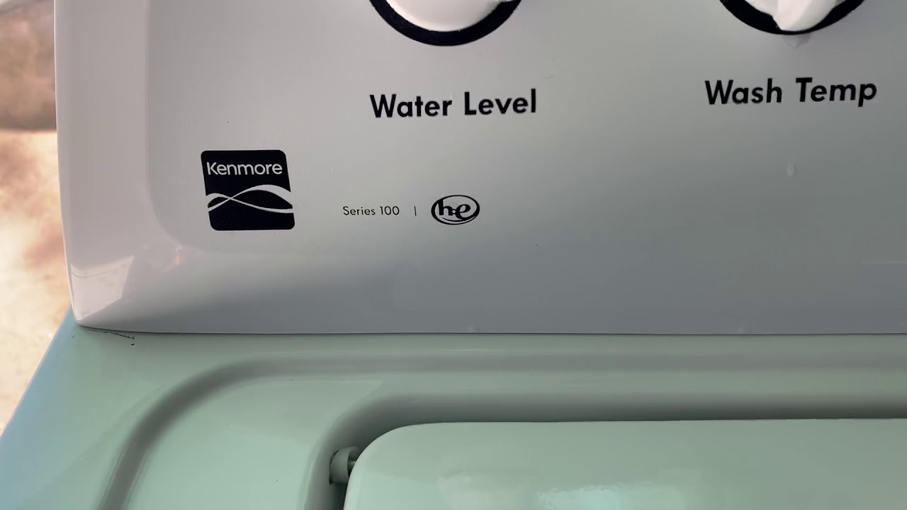Reprogramasion de lavadora Kenmore 100 series mod 110.20232711