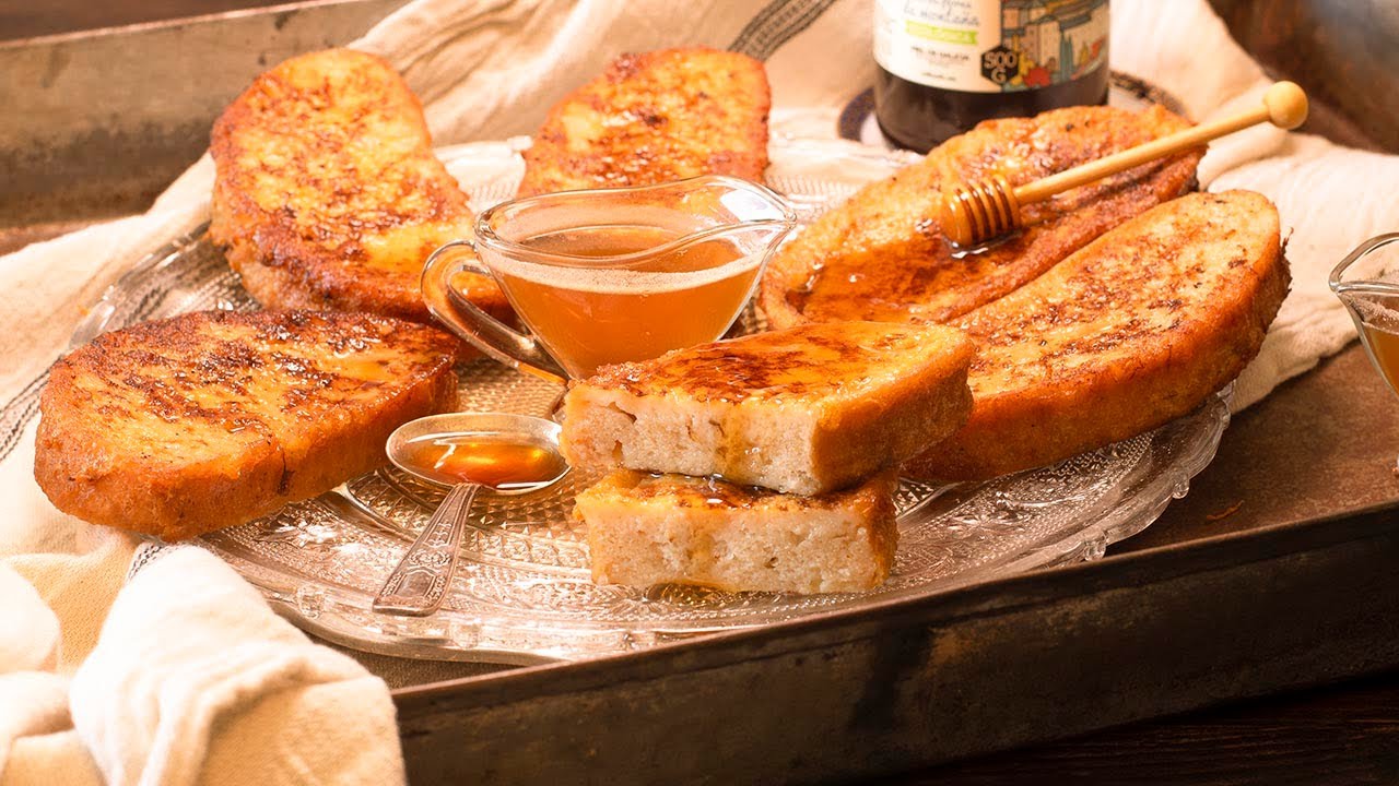 Torrijas a la miel. ¿Cómo no las había hecho antes?