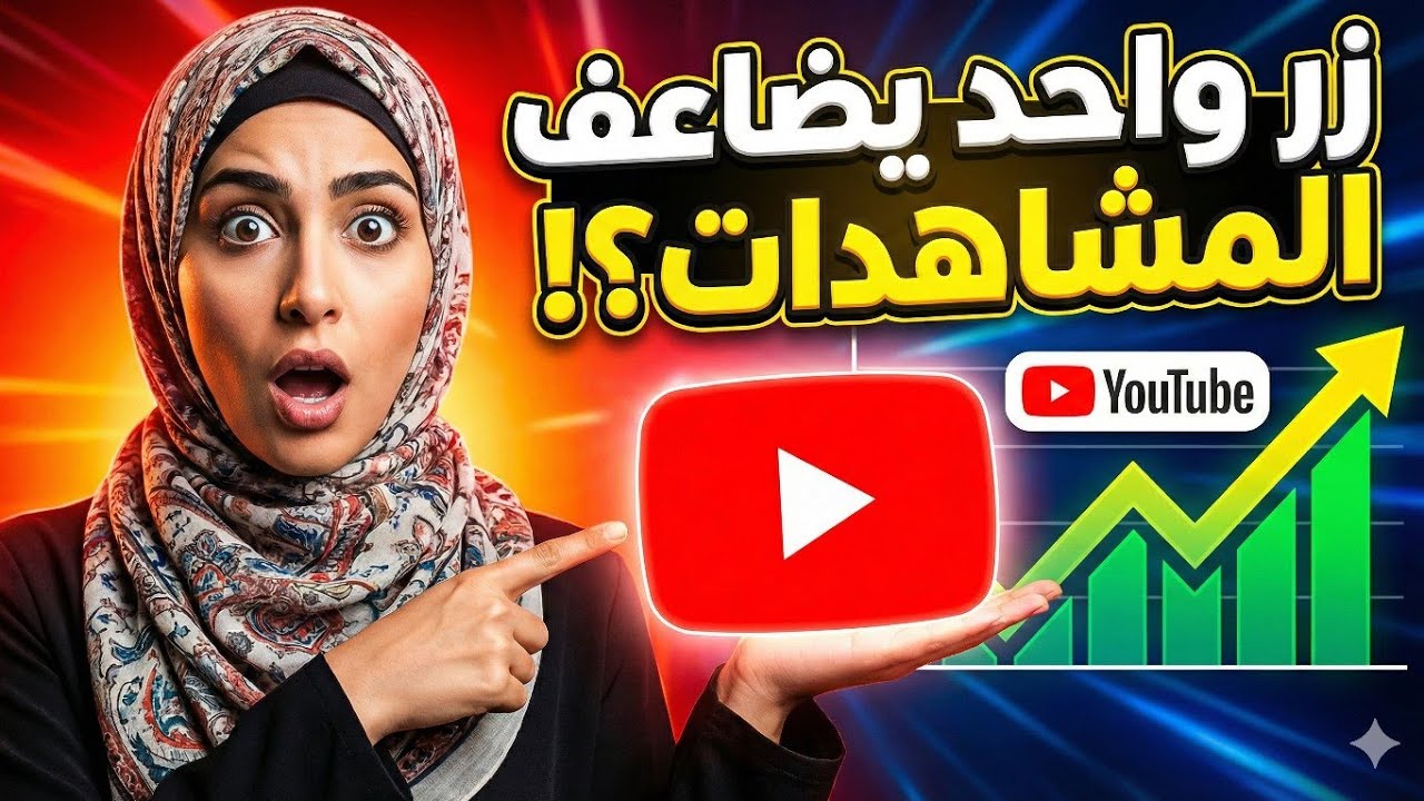 🚨 زر واحد في يوتيوب ممكن يضاعف مشاهداتك! 😱 أغلب الناس مش فاهماه
