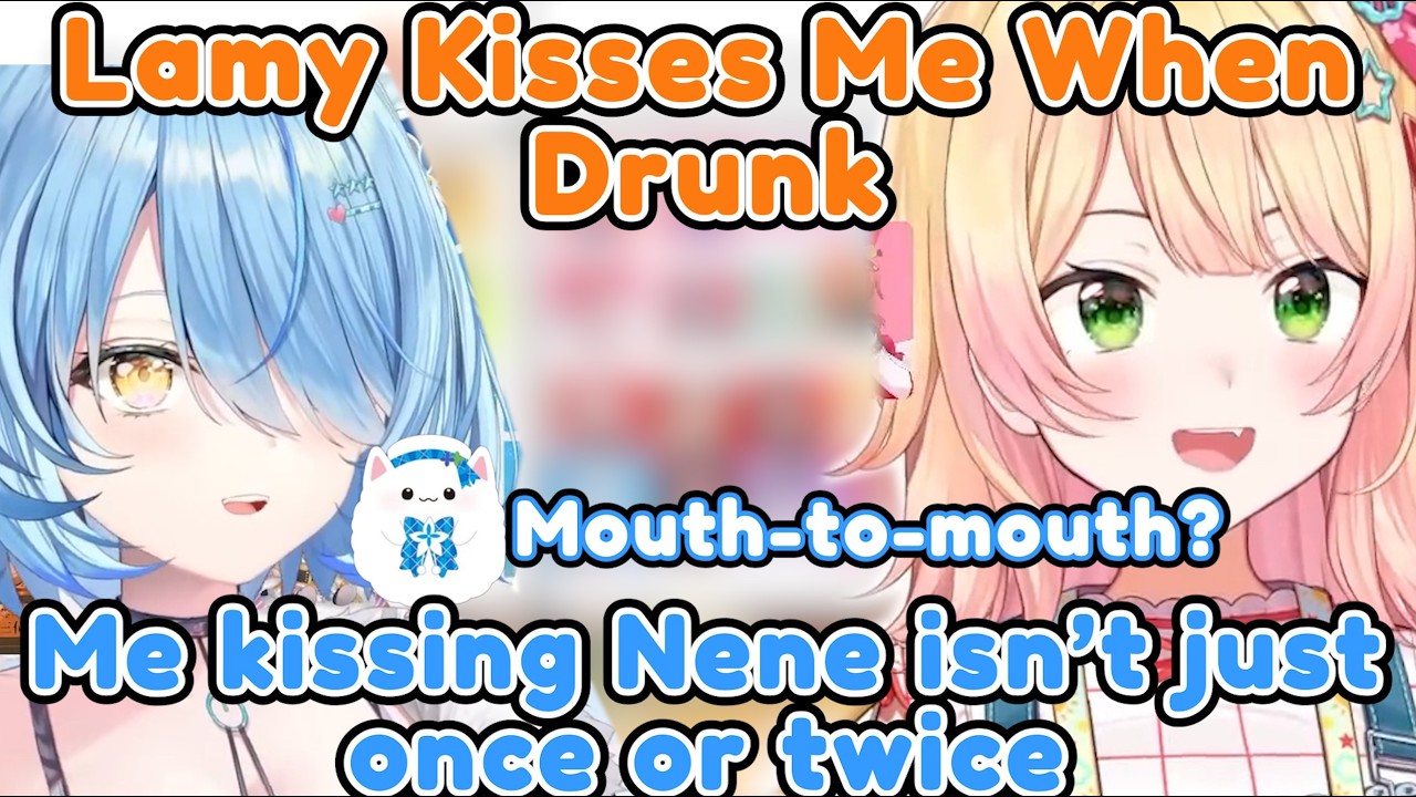 Lamy Usually Kisses Nene When Drunk【Hololive Clip】