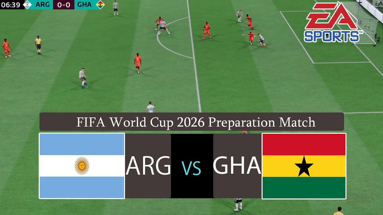 14 июня 2026 г. | Аргентина против Ганы | Чемпионат мира по футболу FIFA 26 | ЧМ26 | Подготовка к...