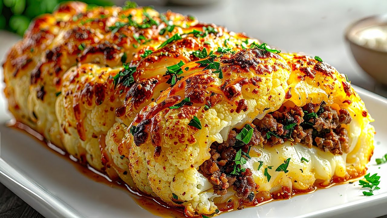 Blumenkohl Rezept zum Weihnachtsessen! Köstliches Ein-Gang Dinner wie in einem Restaurant!