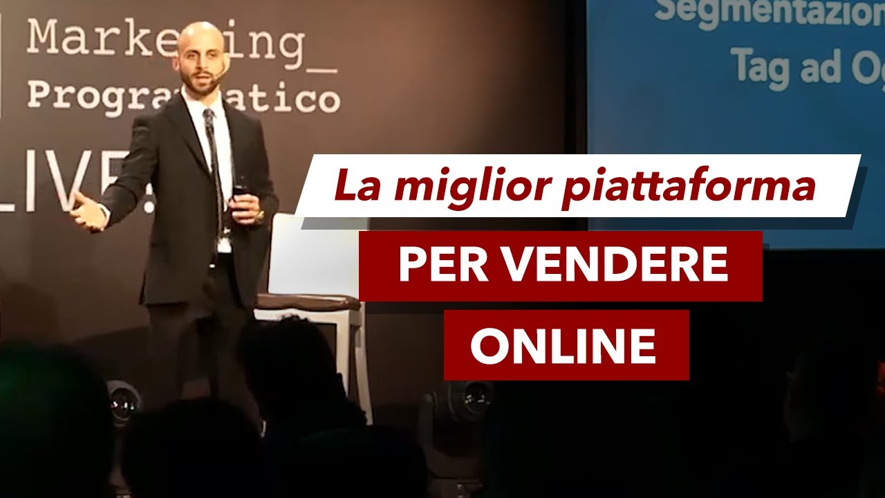 La miglior piattaforma per vendere online.