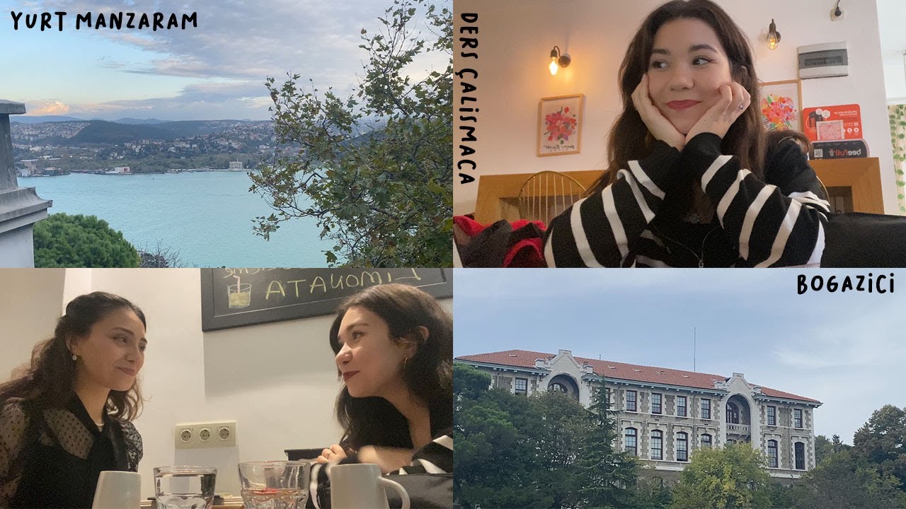 BOUN VLOG | Bebek'e iniyoruz, Boğaziçi'nde dersler, yurt manzaram, resim buluşmaları...